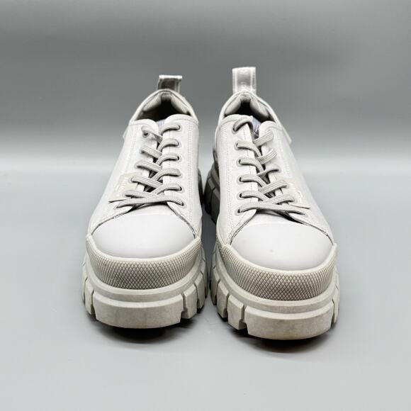 Palladium Shoes Womens 6.5 Gray Revolt Pallashock Canvas Chunky Platform Sneaker - Picture 3 of 13